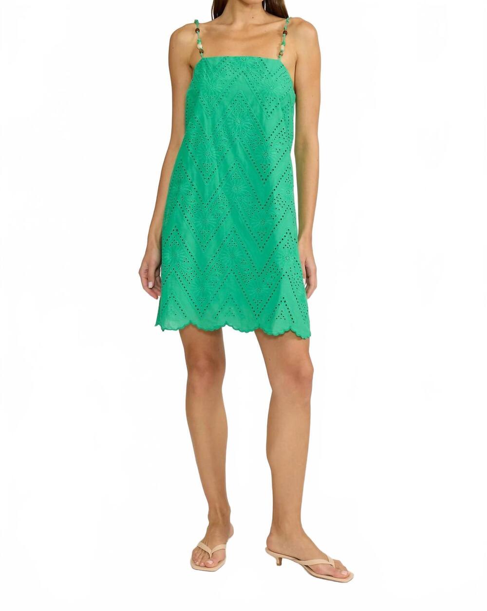 NEW LUCY PARIS ynez mini dress in green